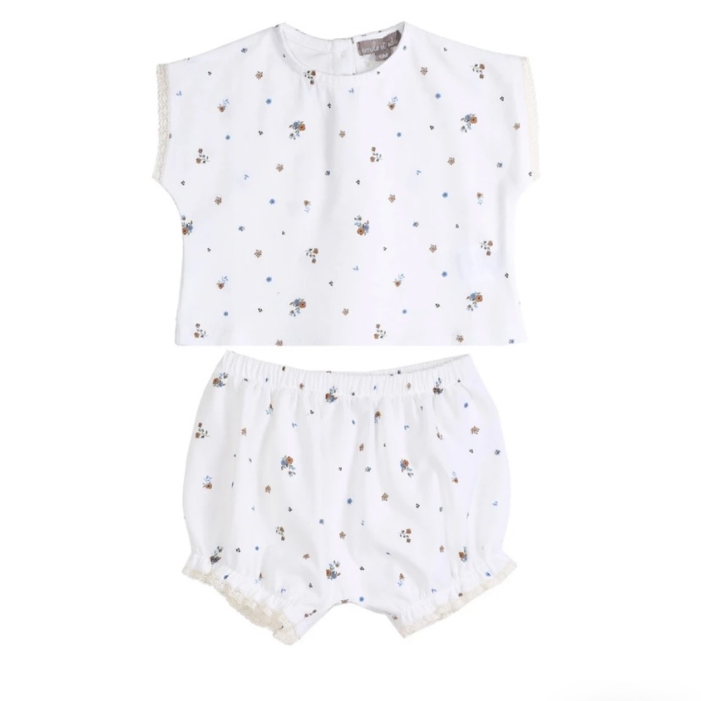 Emile eat it ida Floral bloomer set